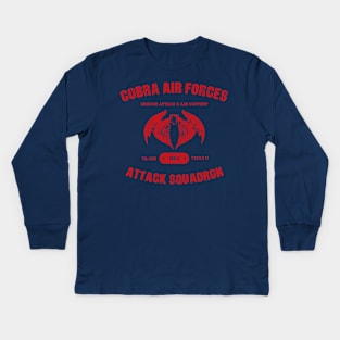 Cobra Air Forces Vintage logo Kids Long Sleeve T-Shirt